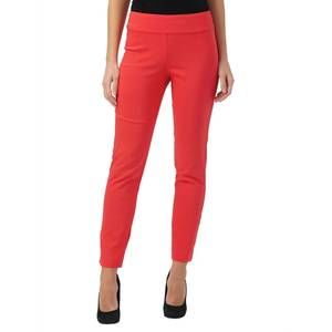 NEW KRAZY LARRY p-507 solid straight pants in tomato